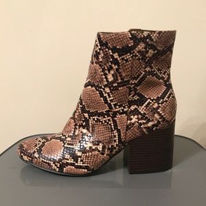 Madden Girl Snakeskin Booties